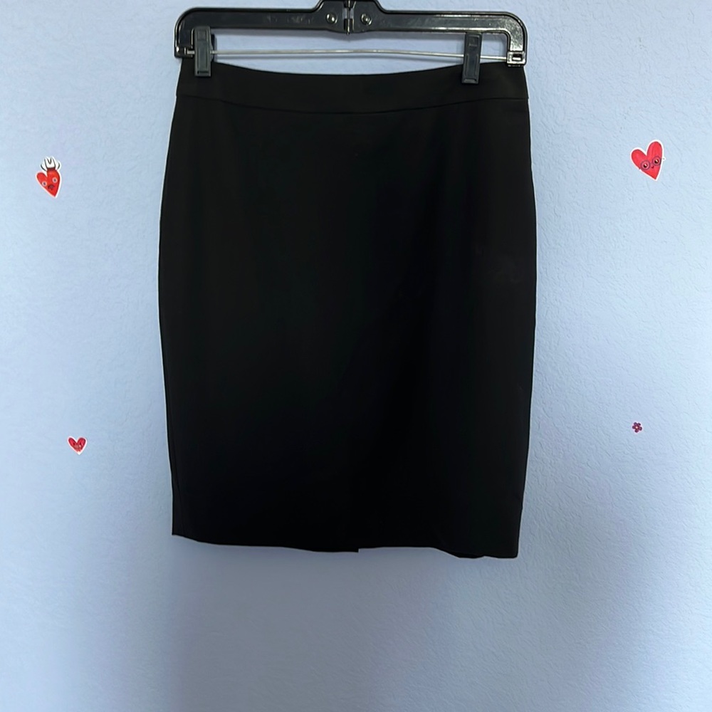 Black pencil skirt